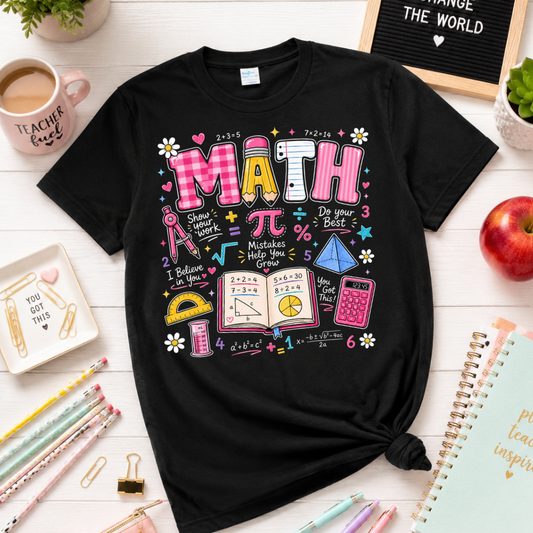 MATH TEACHER TSHIRT - TEACHER TUESDAY SALE