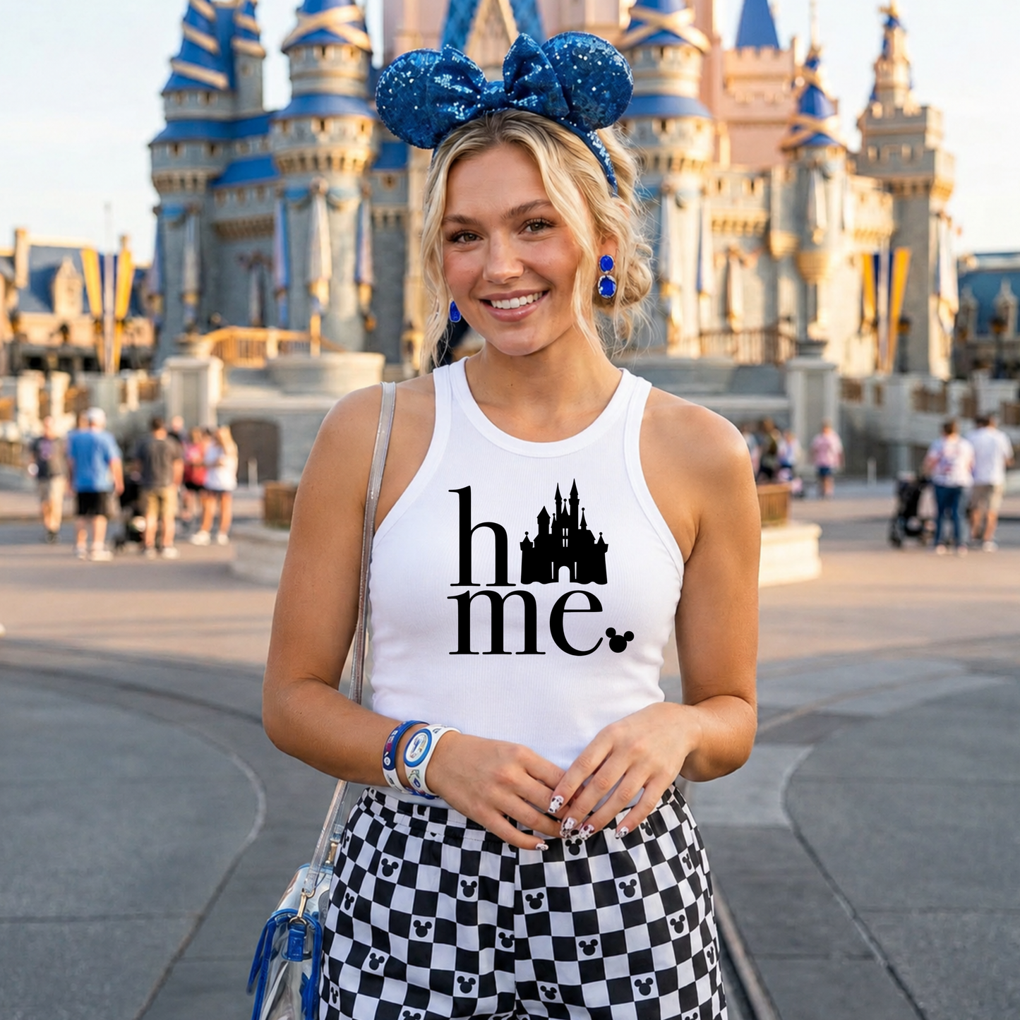 Home  | Magical Park Day Racerback Tank for Women | Lightweight Next Level Tank |
