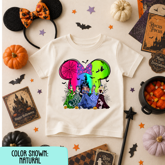 HALLOWEEN PRINCESSES Magical Theme Park Halloween Kids Shirt | Toddler & Youth Sizes