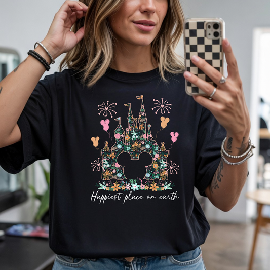 Floral Magical Castle Shirt