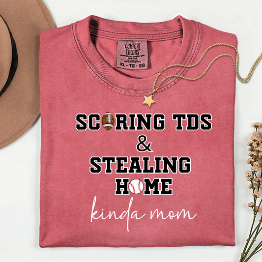 Scoring TDs and Stealing Home Kinda Mom