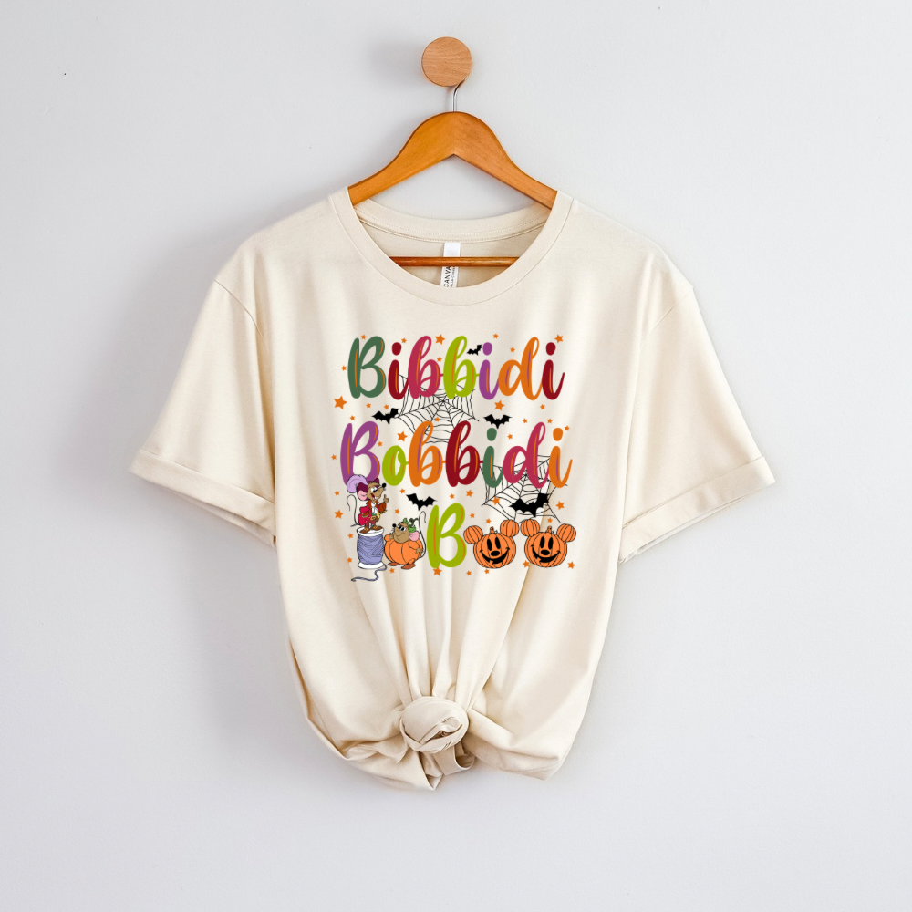 BIBBIDI PUMPKINS  Shirt - Bella Canvas - Halfway to Halloween