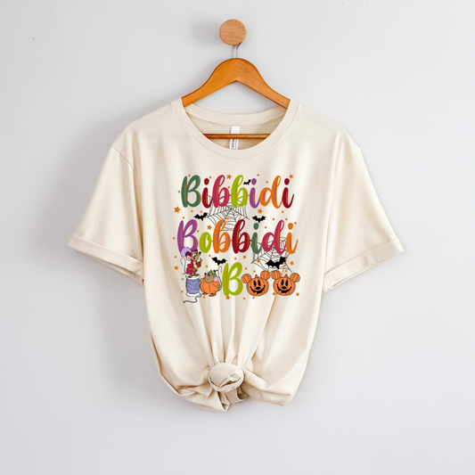 BIBBIDI PUMPKINS  Shirt - Bella Canvas - Halfway to Halloween