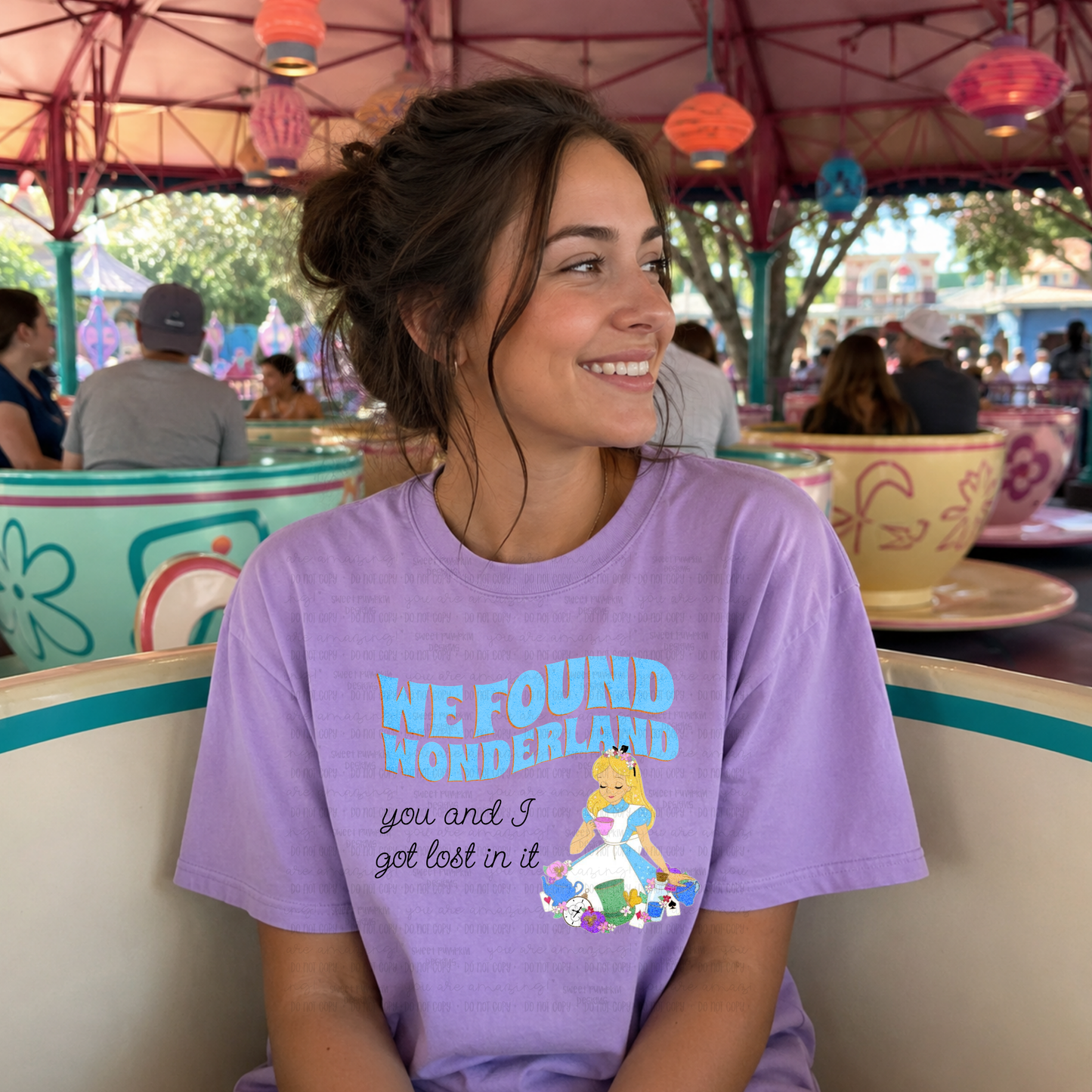 We Found Wonderland TANK OR TEE - COMFORT COLORS - MAGICAL PARK DAY VACATION TOP
