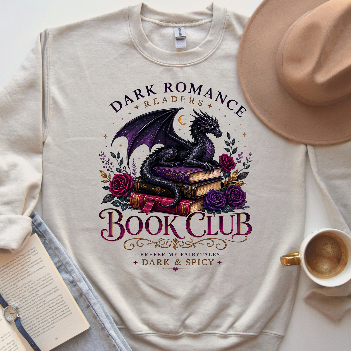 Dark Romance Book Club Sweatshirt | Romantasy Reader Gift | Book Lover Christmas Gift