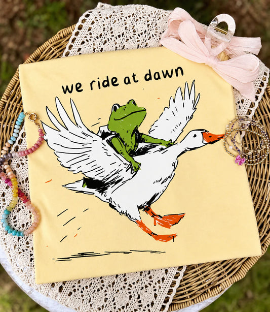 WE RIDE AT DAWN - SUMMER WEEKEND SALE