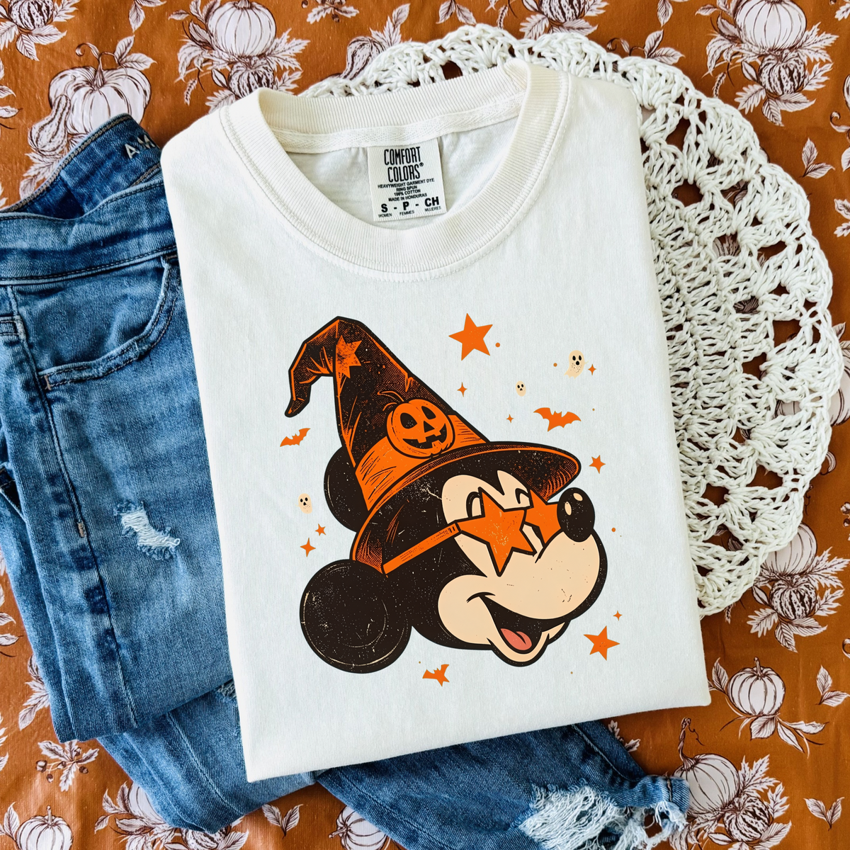 SORCERER HALLOWEEN MICK SHIRT OR TANK | Magical Theme Park Shirt & Tank | Adult Comfort Colors Tee