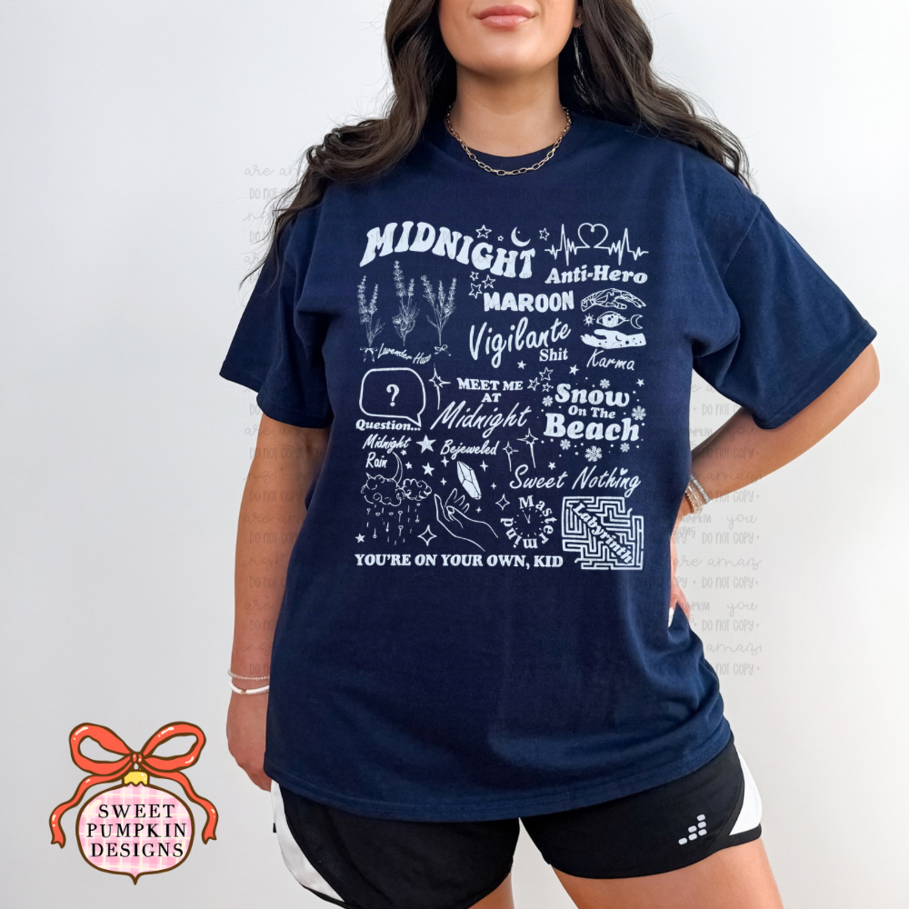 Black Friday Exclusive - Midnights Album Shirt