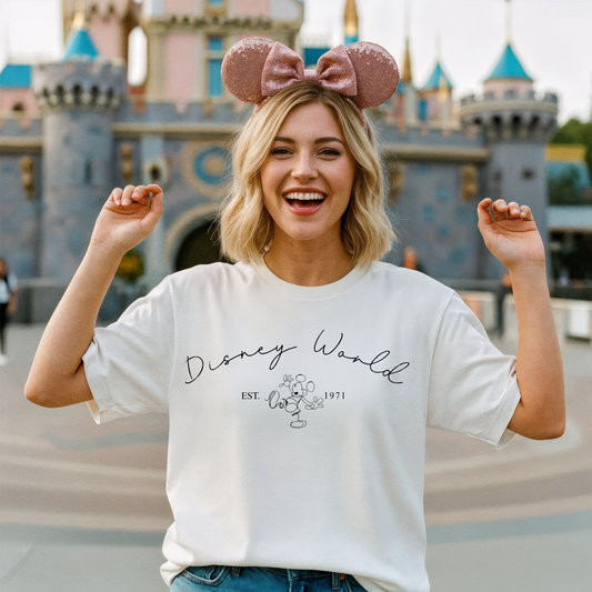 DW MOUSE 1971 SHIRT - BELLA CANVAS