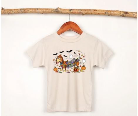 HALLOWEEN TOY DOG SHIRT FOR KIDS