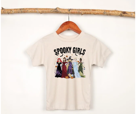 HALLOWEEN PRINCESS SPOOKY GIRLS SHIRT FOR KIDS