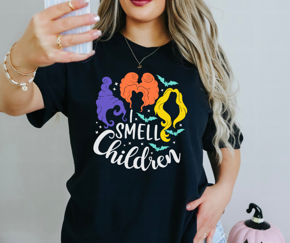 I SMELL CHILDREN Shirt - Bella Canvas - Halfway to Halloween