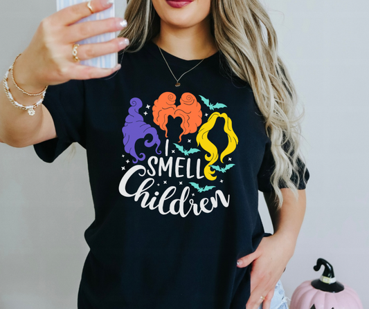 I SMELL CHILDREN Shirt - Bella Canvas - Halfway to Halloween