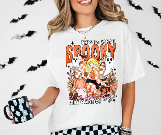 LIZZIE SPOOKY DREAMS HALLOWEEN Shirt - Bella Canvas - Halfway to Halloween