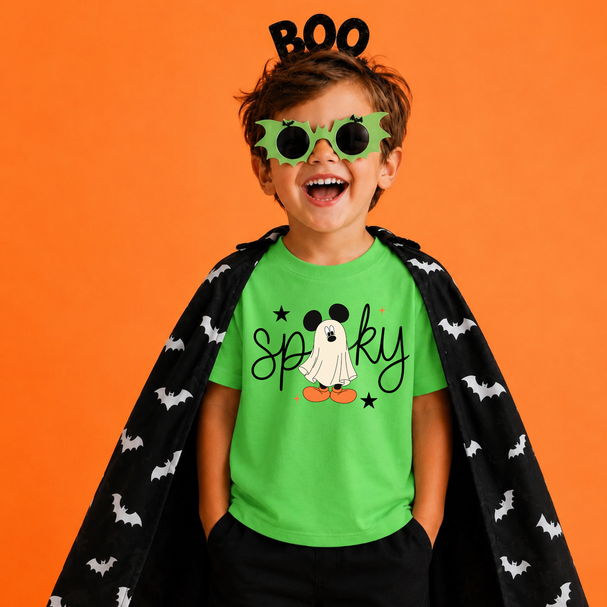 MICKEY SPOOKY HALLOWEEN Magical Theme Park Halloween Kids Shirt | Toddler & Youth Sizes