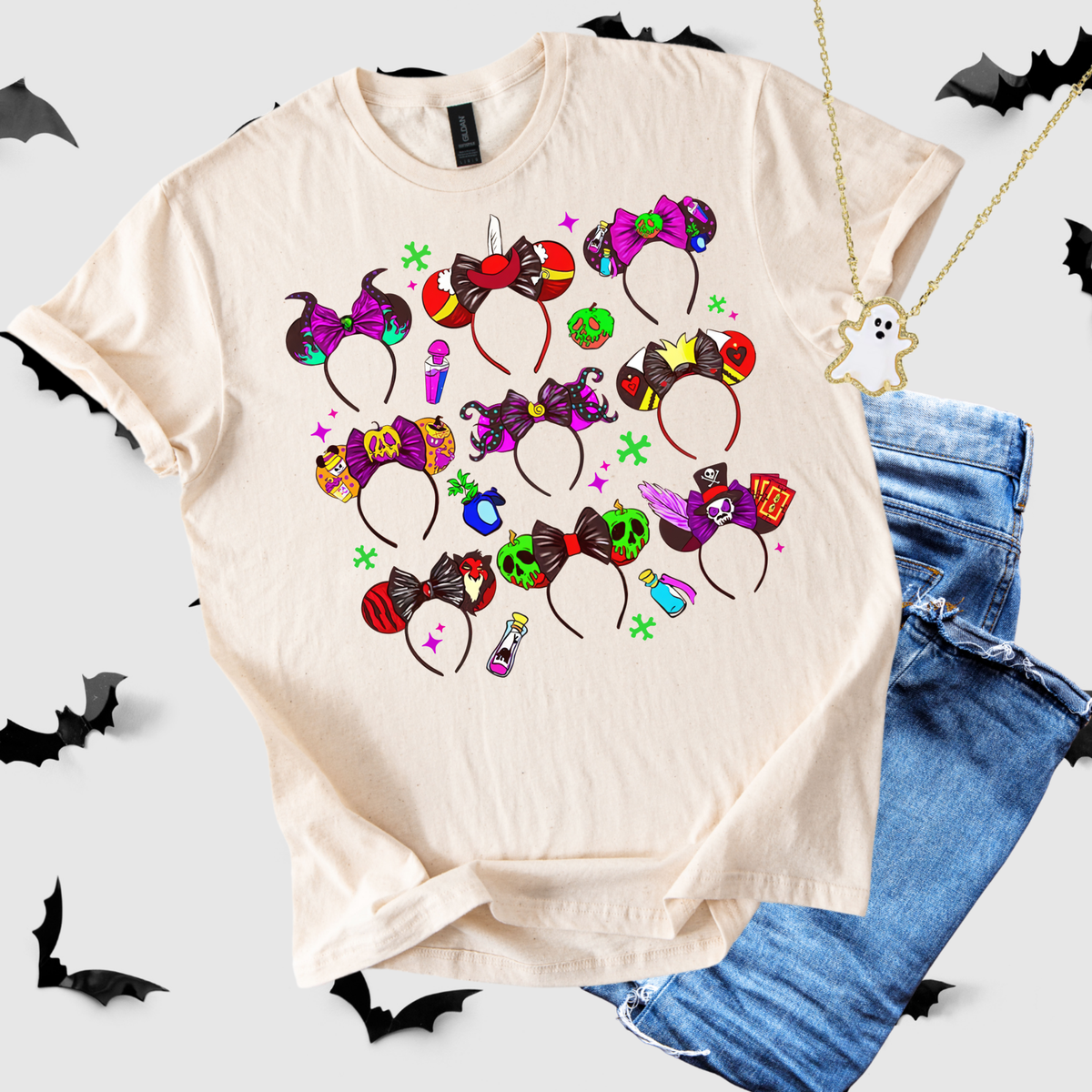 Villain Halloween Ears Tshirt