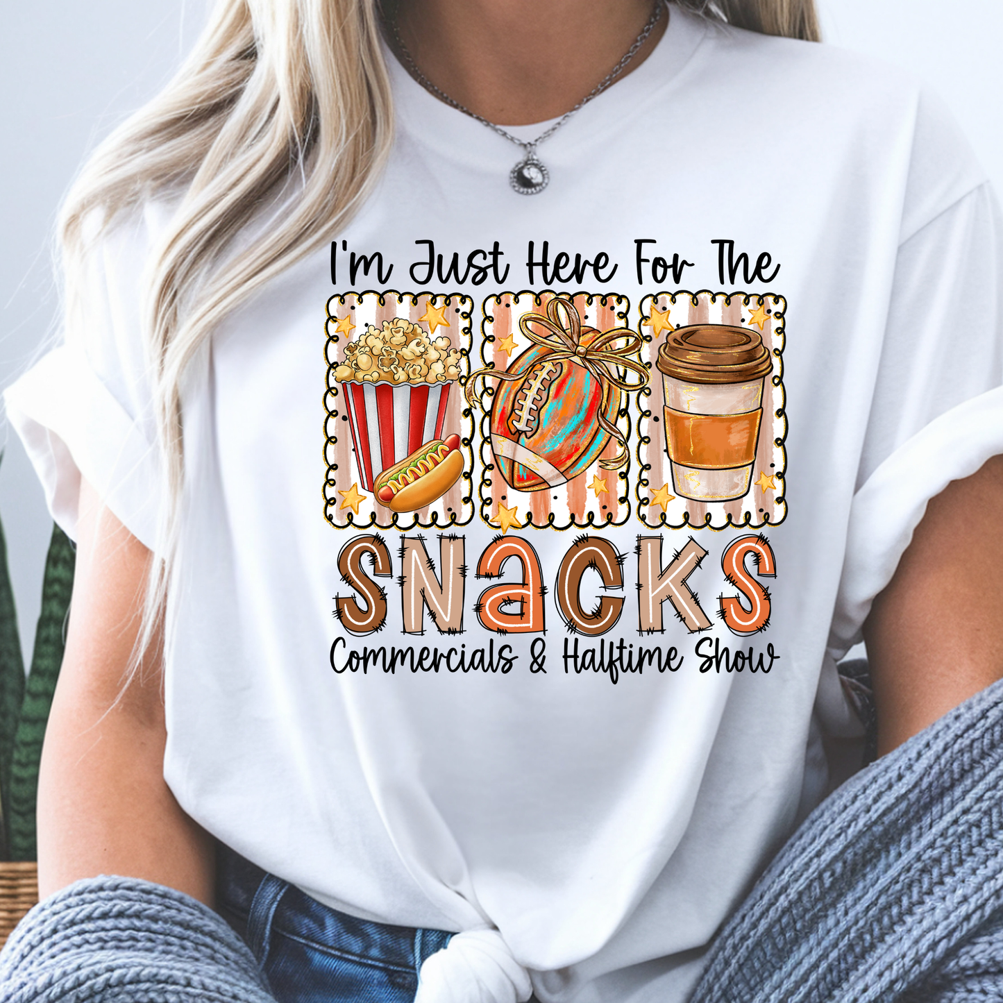HERE FOR THE SNACKS & COMMERCIALS