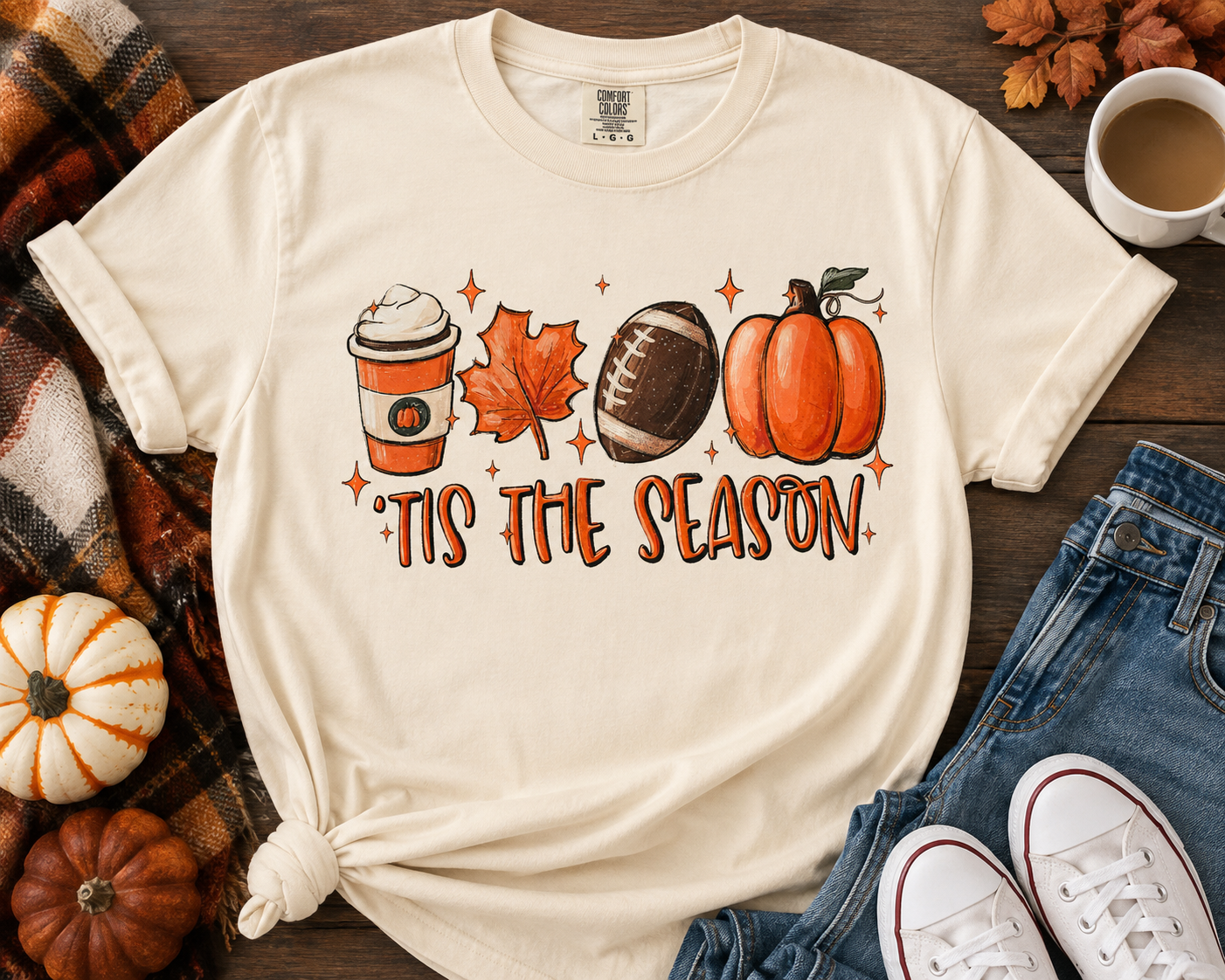 TIS THE SEASON PUMPKIN & FOOTBALL - FALL FRENZY