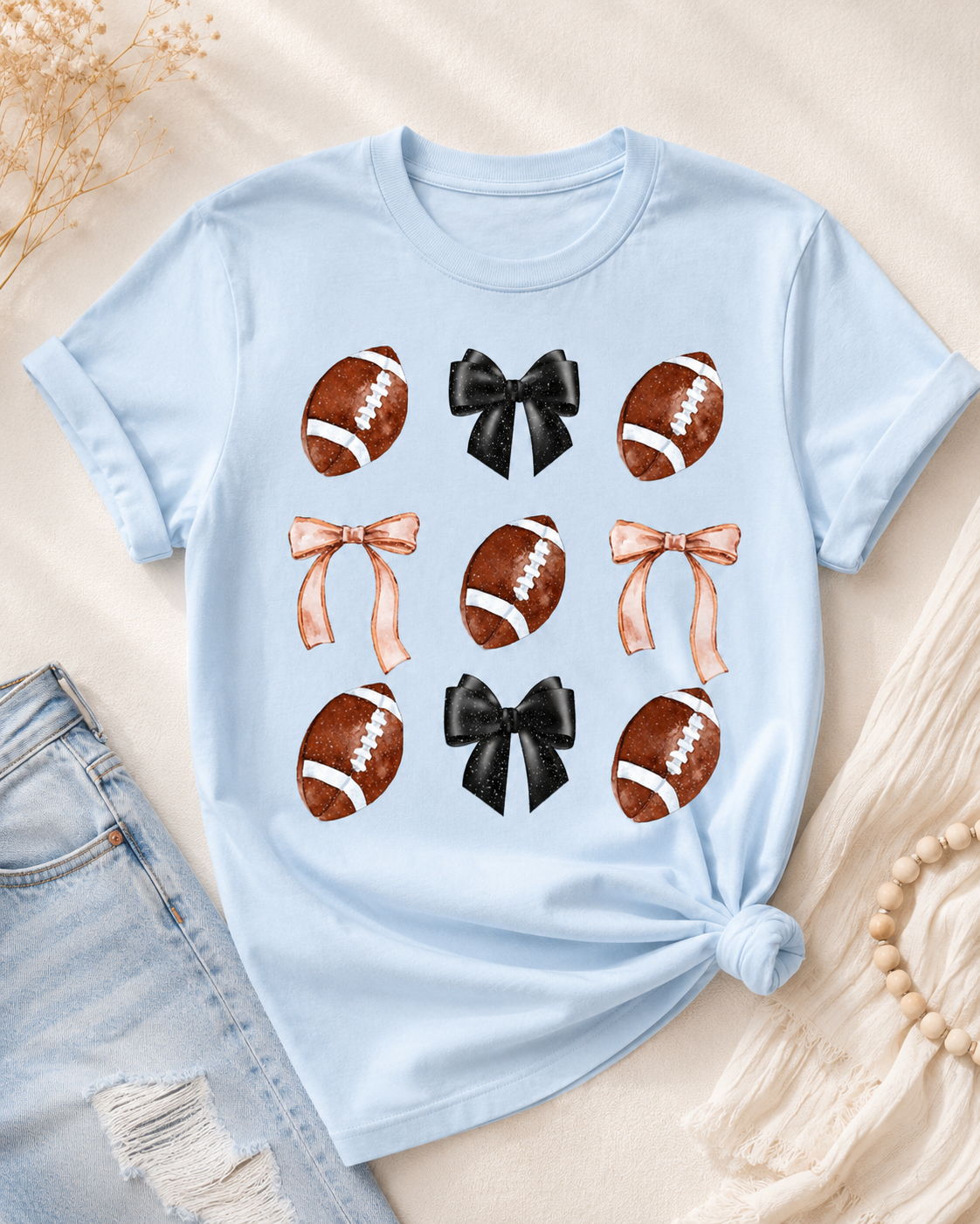 FOOTBALL BOWS - FALL FRENZY