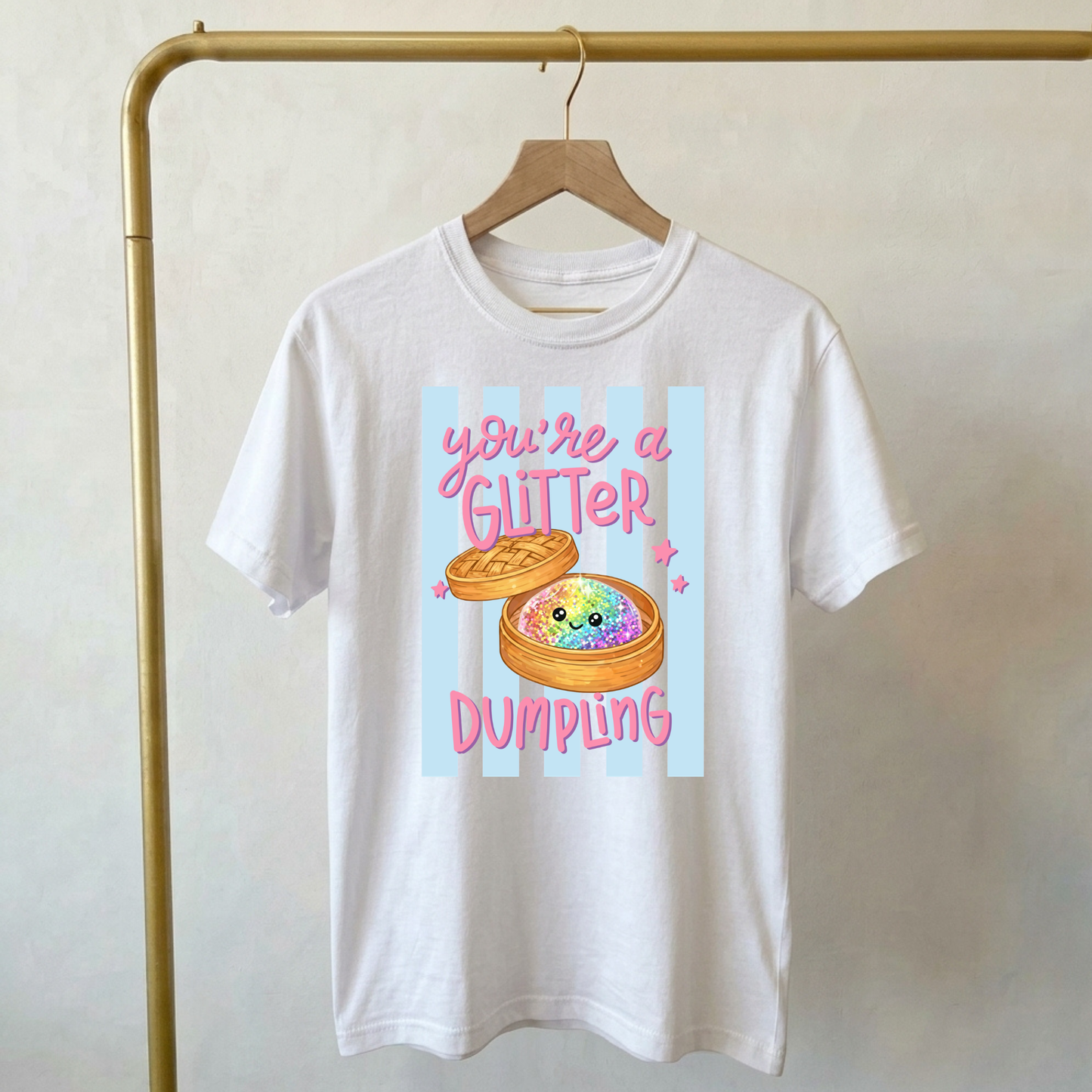 GLITTER DUMPLING TSHIRT - TEACHER TUESDAY SALE