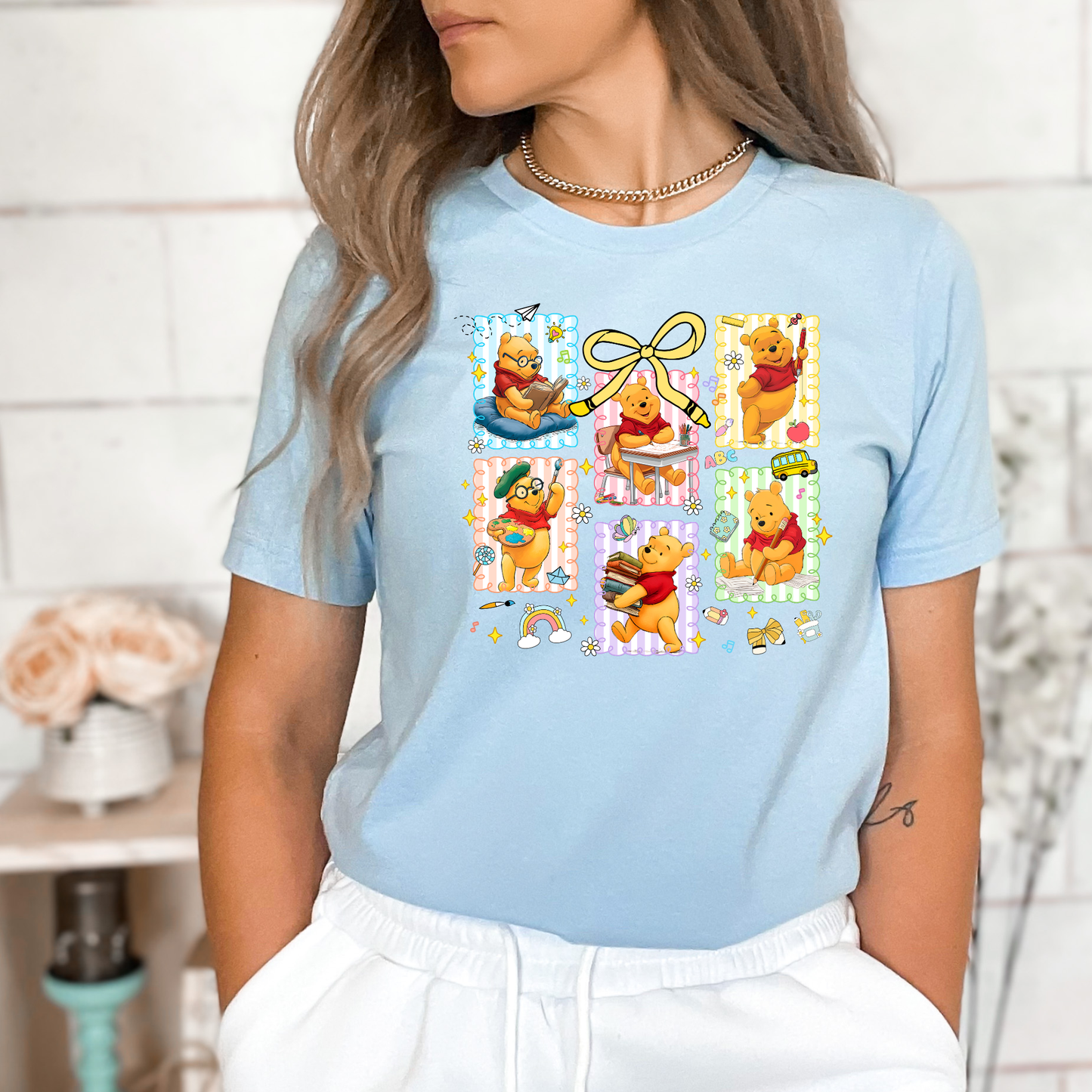 POOH READING TSHIRT - TEACHER TUESDAY SALE