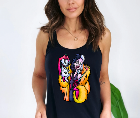 CRUELLA - Tshirt or Tank Top - MAIN STREET EXTRA MAGIC SALE
