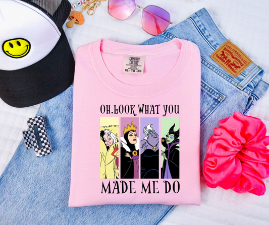 VILLAIN LWYMMD TANK OR TEE - COMFORT COLORS - MAGICAL PARK DAY VACATION TOP