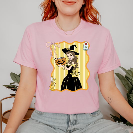 Princess Belle Halloween Shirt | Magical Theme Park Shirt & Tank | Adult Comfort Colors Tee