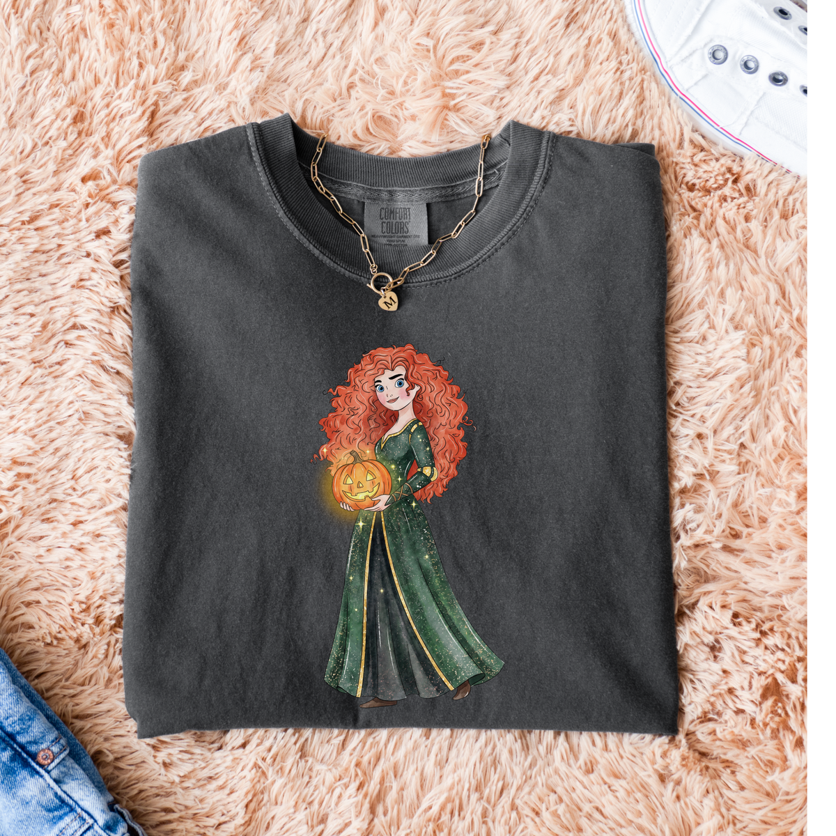 Spooky Merida Halloween Shirt | Magical Theme Park Shirt & Tank | Adult Comfort Colors Tee