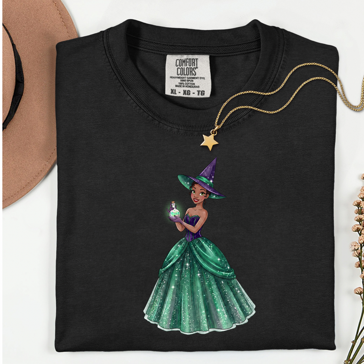 Spooky Tiana Halloween Shirt | Magical Theme Park Shirt & Tank | Adult Comfort Colors Tee