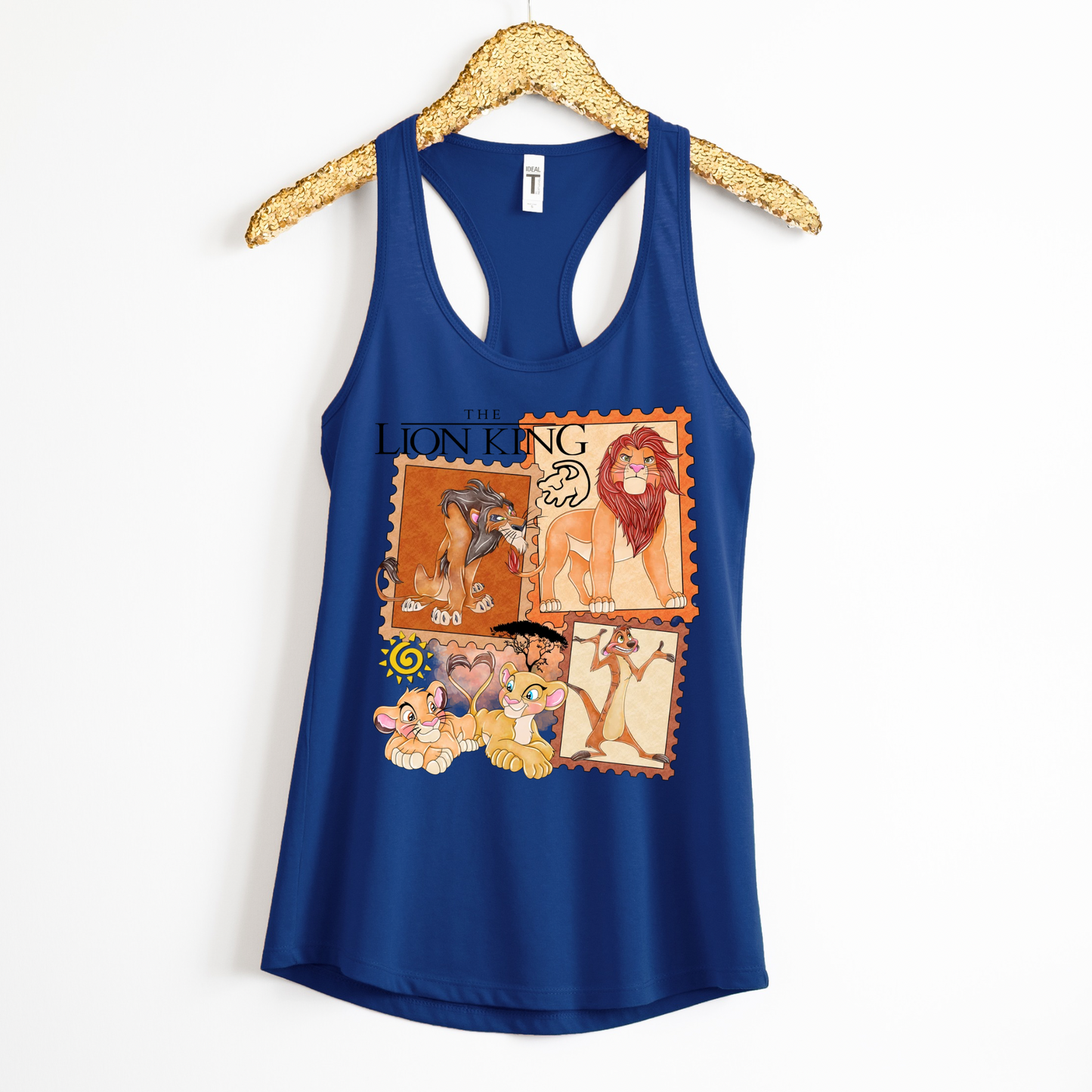LION Racerback Tank for Women – Lightweight Vacation Graphic Tank