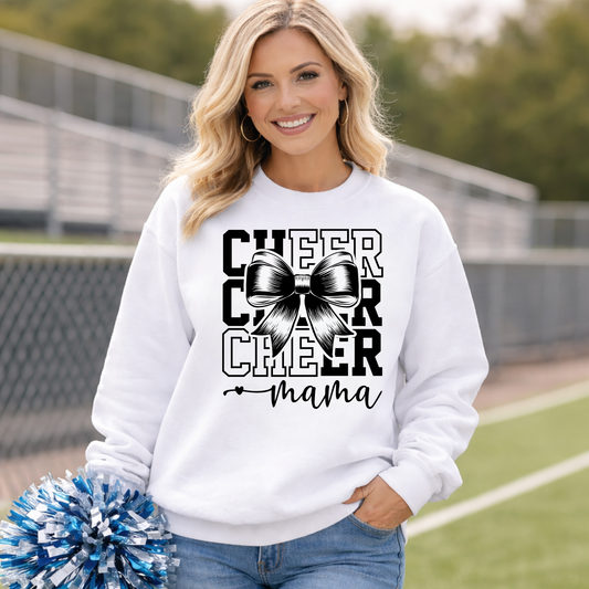 Cute Cheer Mama Sweatshirt – Cozy Cheer Mom Game Day Gift