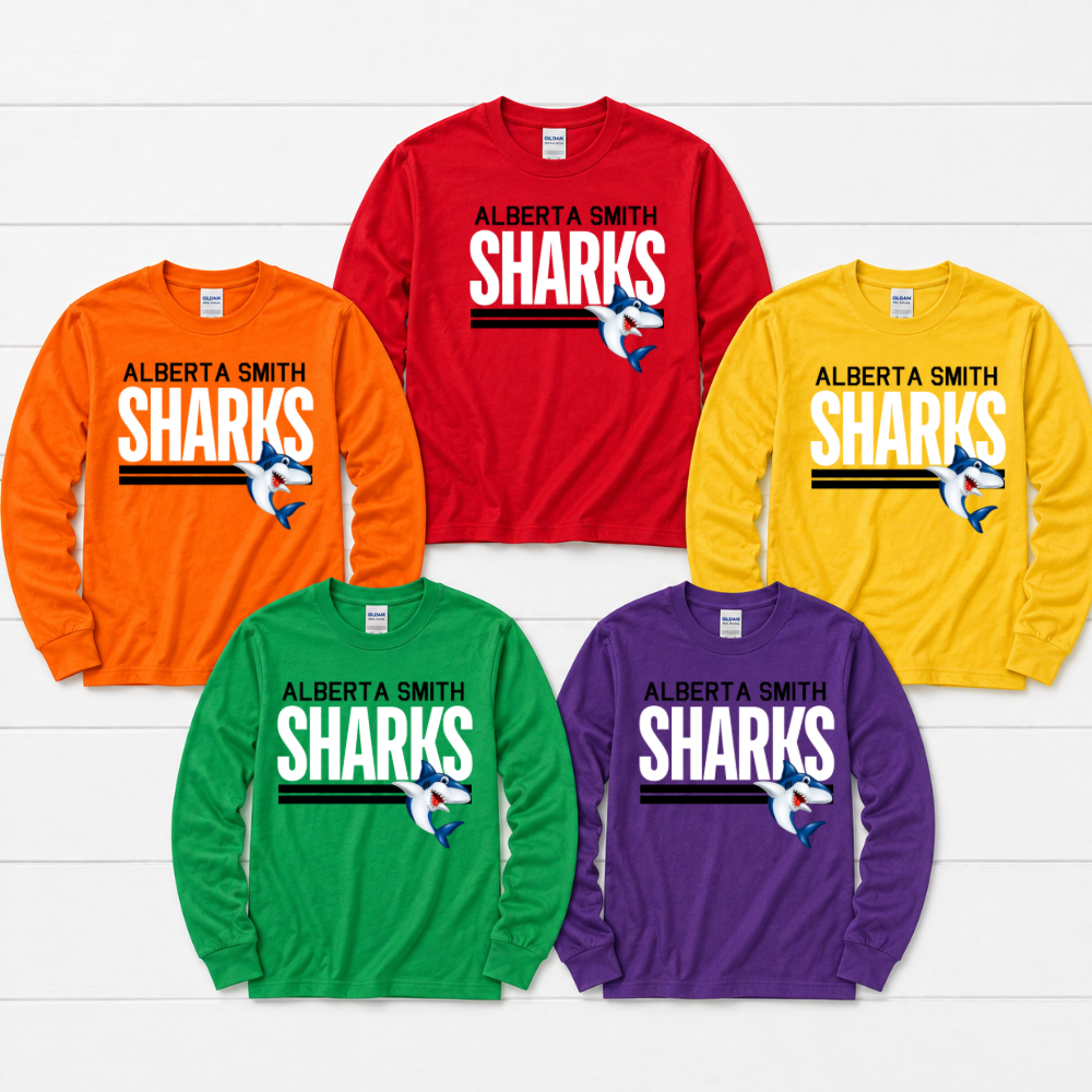 Smith House ASES MASCOT T-shirt, Long Sleeve or Hoodie | Alberta Smith Elementary