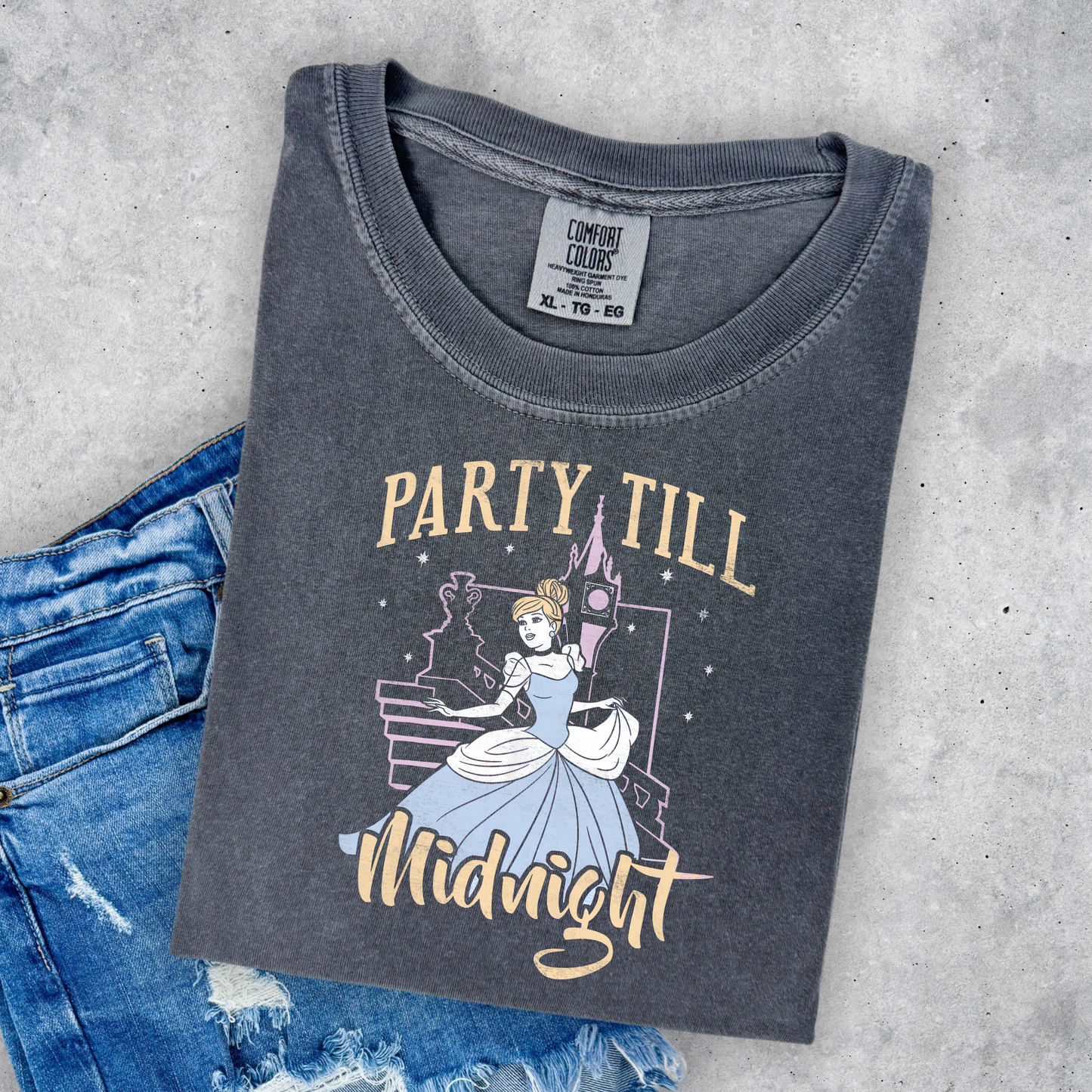 PRINCESS CINDY PARTY TILL MIDNIGHT Shirt | Cozy Park Day Shirt
