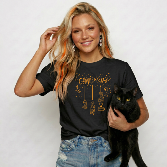 HALLOWEEN HP WE FLY OR TANK | Magical Theme Park Shirt & Tank | Adult Comfort Colors Tee