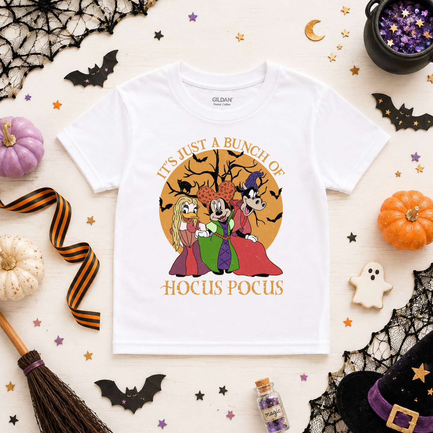 MINNIE & GANG HP HALLOWEEN SHIRT -  Magical Theme Park Halloween Kids Shirt | Toddler & Youth Sizes - LITTLE BOO CREW SALE