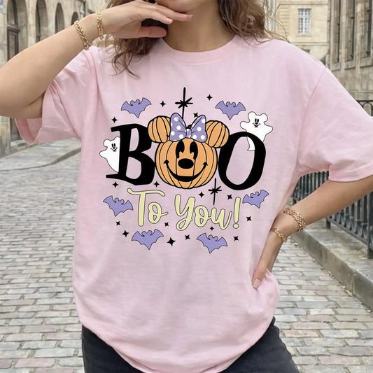 BOO TO YOU Halloween SHIRT OR TANK | Magical Theme Park Shirt & Tank | Adult Comfort Colors Tee