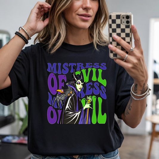 MISTRESS OF EVIL VILLAIN SHIRT