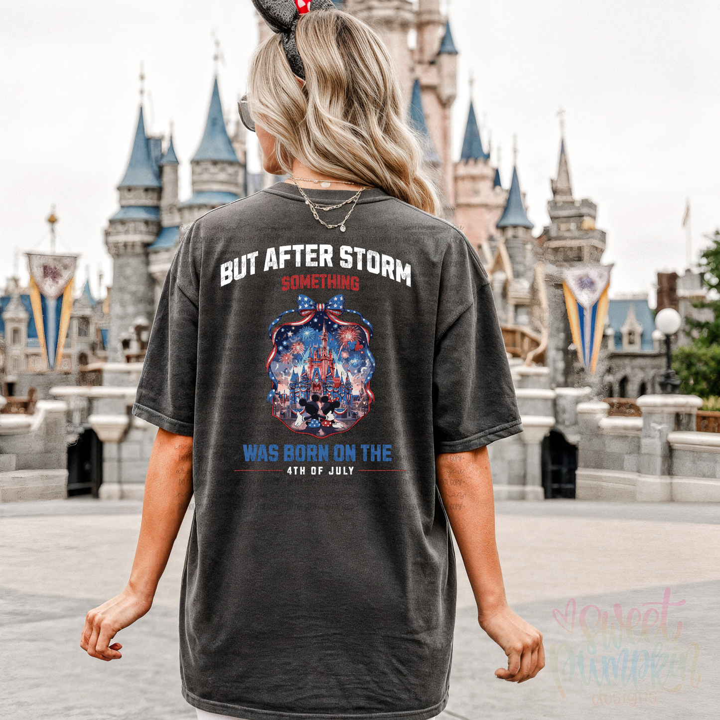After the Storm Magical Mouse Couple | Patriotic Theme Park Shirt | Comfort Colors Fourth of July Vacation Tee or Tank