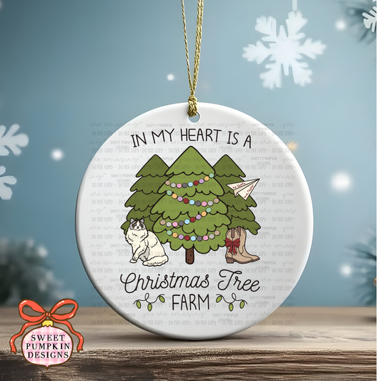 CHRISTMAS TREE FARM ORNAMENT