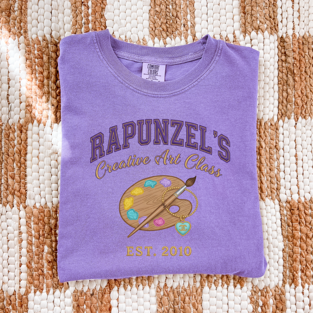 RAPUNZEL’S ART CLUB | Magical Theme Park Shirt & Tank | Adult Comfort Colors Tee