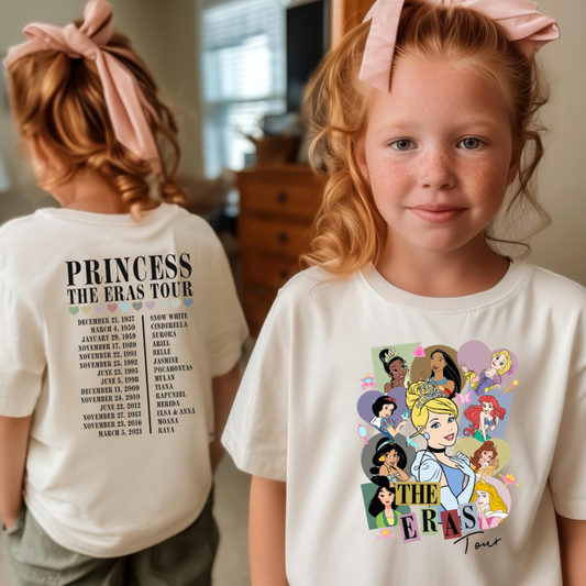 The Princess Tour Shirt for Girls
