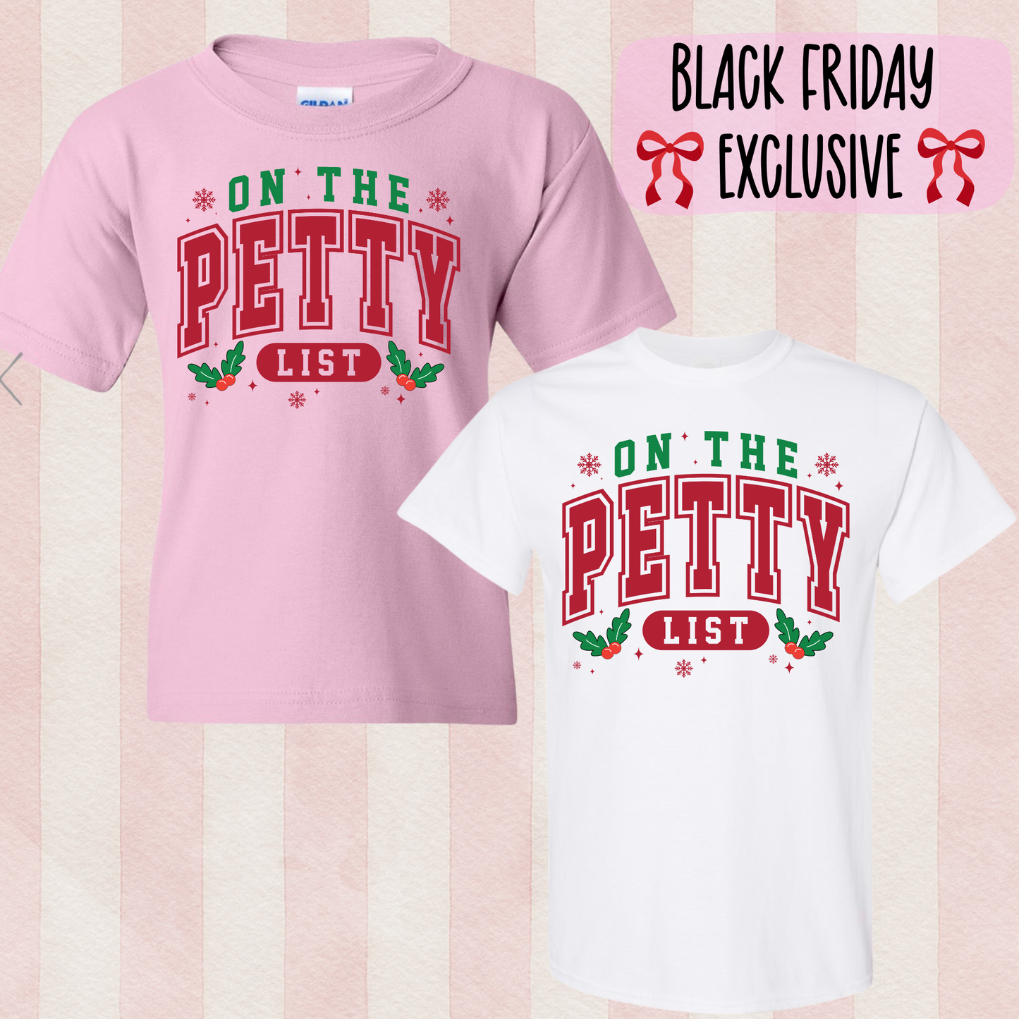 PETTY LIST TEE - Black Friday Exclusive