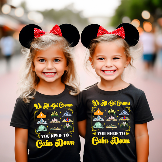 WE ALL GOT CROWNS Shirt for Kids
