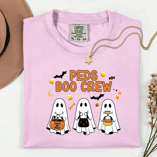 Peds Boo Crew Pediatric Nurse Shirt