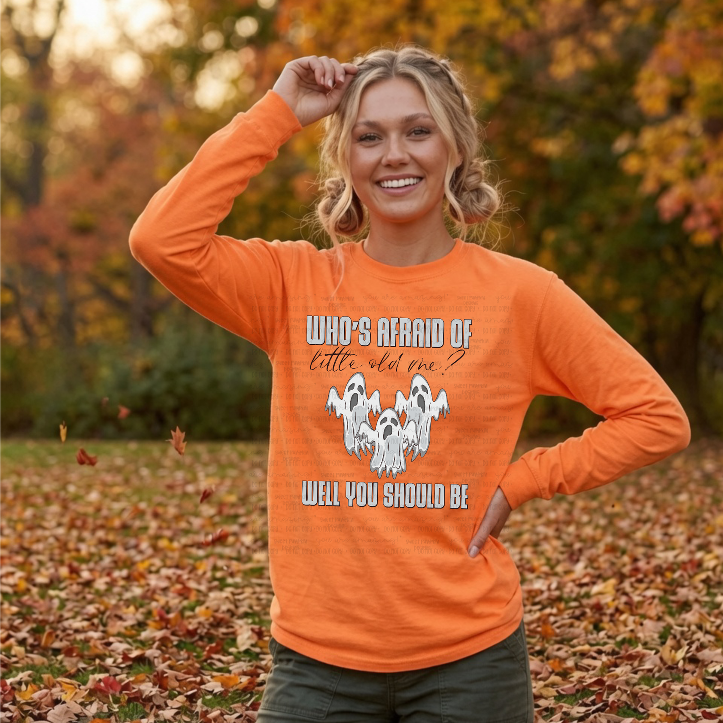 Pop Singer Ghost Halloween Shirt – Comfort Colors Short-Sleeve or Long-Sleeve Tee