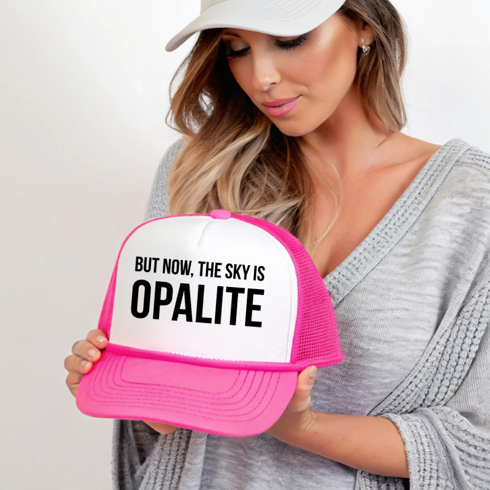 NOW THE SKY ADULT FOAM TRUCKER HAT
