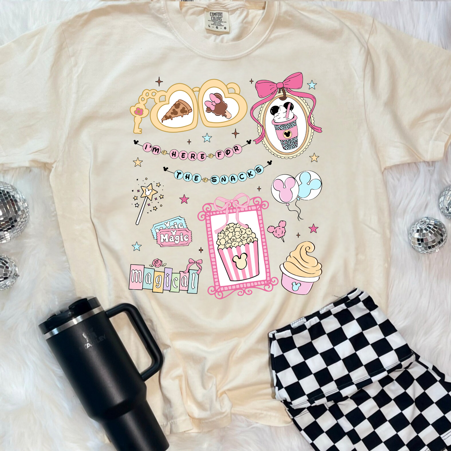 Here for the Snacks Shirt