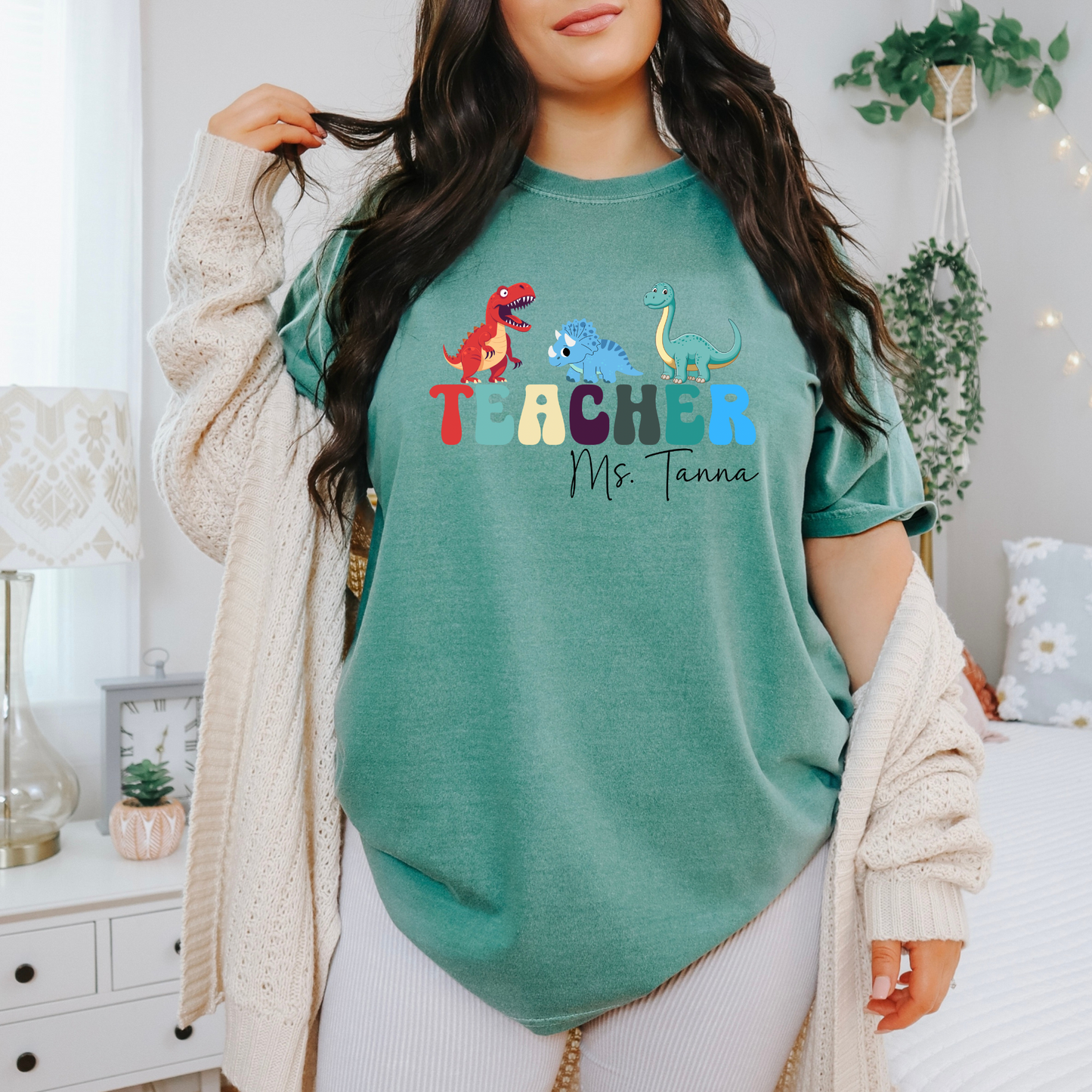 Custom Dinosaur Teacher Shirt