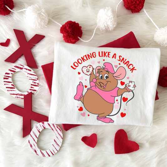 VALENTINES DAY LOOKING LIKE A SNACK  SHIRT - Youth & Adult Sizes